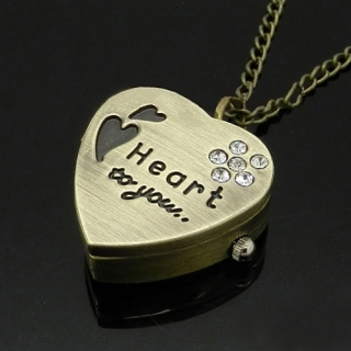 Mini montre clapet coeur "Heart to you"