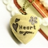 Mini montre clapet coeur "Heart to you"