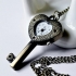 Montre collier clé coeur