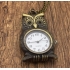 Montre collier hibou vintage