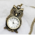 Montre collier hibou vintage