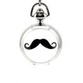 Mini montre gousset moustache