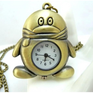 Montre collier pingouin