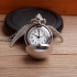 Montre collier "Wings ball" argent