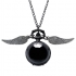 Montre collier "Wings ball" black