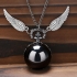 Montre collier "Wings ball" black