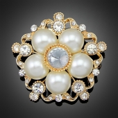 Broche "Dandridge" dorée