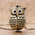 Montre collier hibou