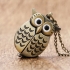 Montre collier hibou