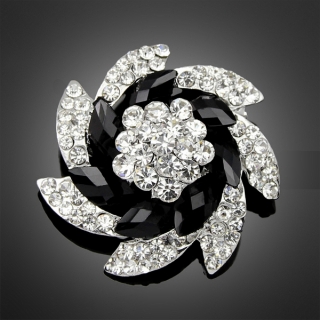 Broche "Mooréa" black