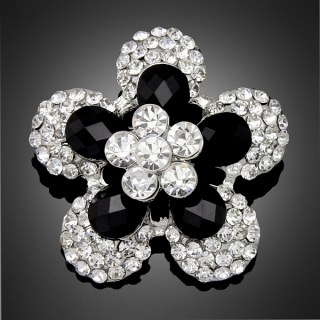 Broche "Bora Bora" black