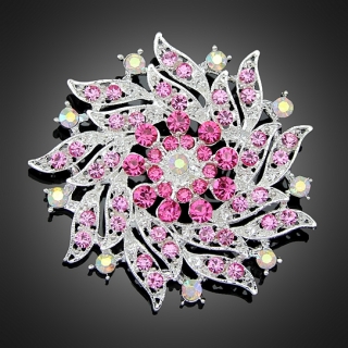 Broche "Alcyone" rose