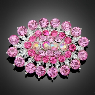 Broche "Electre" rose