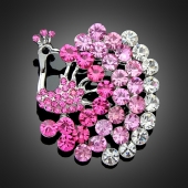 Broche "Théia" rose