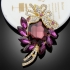 Broche "Thalia" pourpre