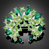 Broche "Héraclès" verte