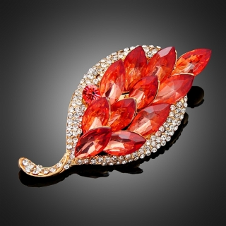 Broche "Diane" rose