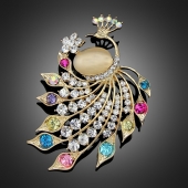 Broche "Antigone" multicolore