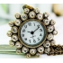 Montre collier sunflower strass