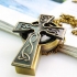 Montre collier croix gothique